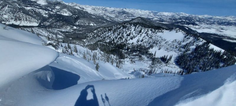 Small skier-triggered slab avalanche in recently wind-loaded terrain. Copper Mountain, Banner Summit Zone. Photo: Trollan